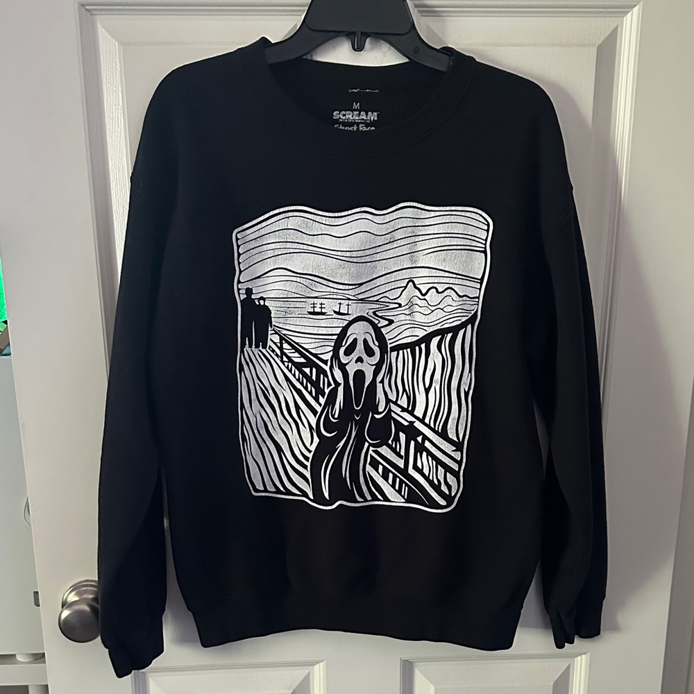 Loot Crate Black Scream Crewneck Sweater